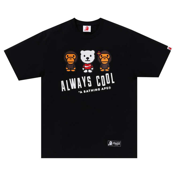 BAPE x Coca-Cola Milo Tee 'Black'