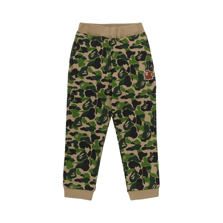BAPE Kids ABC Camo Ape & Milo One Point Sweatpants 'Green'