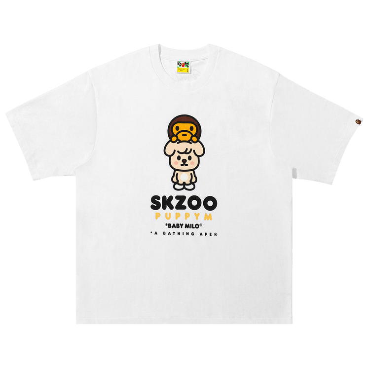BAPE x Stray Kids PuppyM Baby Milo Tee 'White'