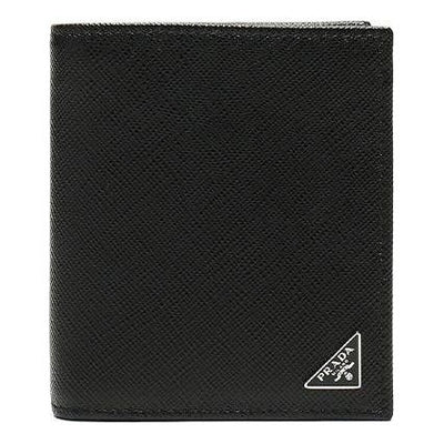 PRADA SS26 Saffiano Leather Wallet 'Black'