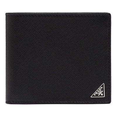 PRADA SS26 Saffiano Leather Wallet 'Black'