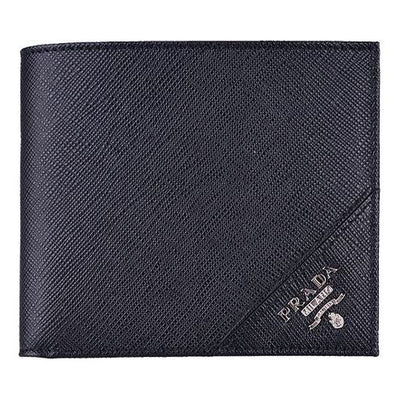 PRADA SS26 Saffiano Leather Wallet 'Black'