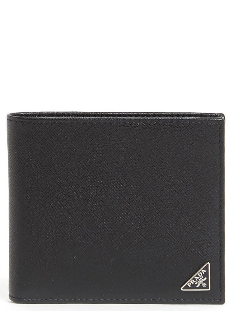 Prada Triangle Logo Bifold Wallet