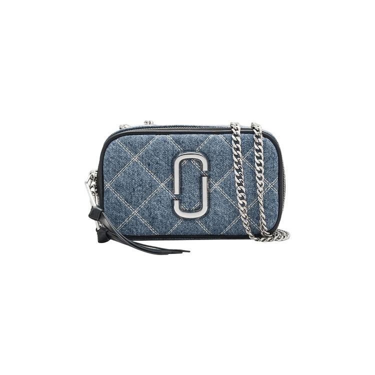 Marc Jacobs The Softshot Quilted Denim Bag 'Light Wash'