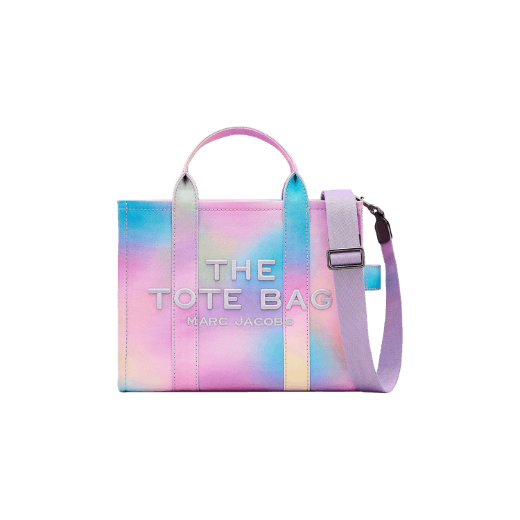 Marc Jacobs Airbrush Canvas Medium Tote Bag 'Blue/Multicolor'