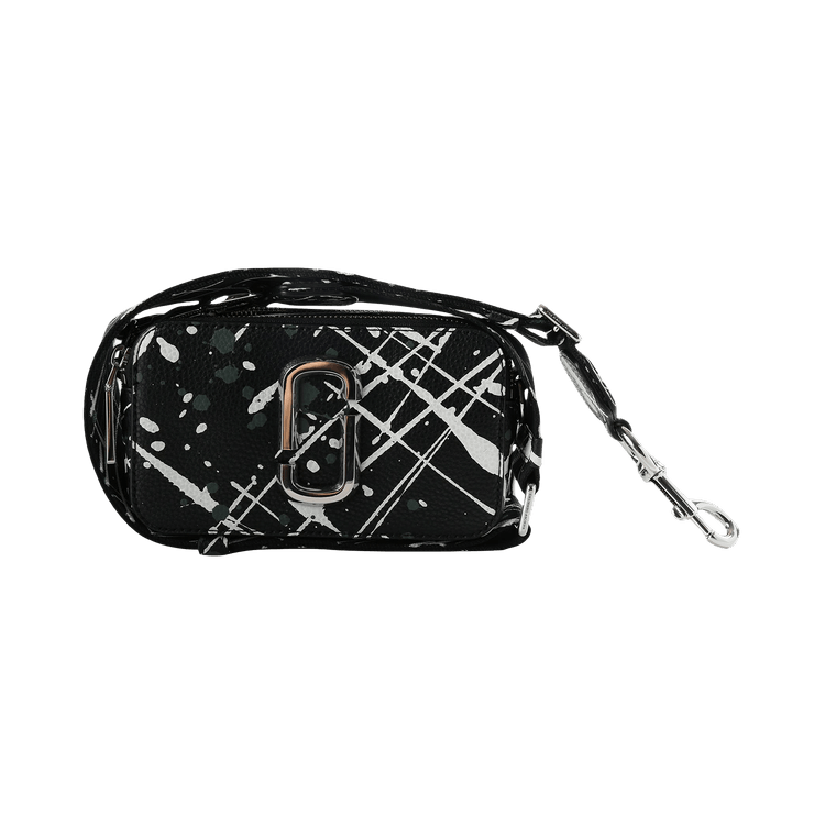 Marc Jacobs The Splatter Paint Chain Snapshot Bag 'Black/Multicolor'