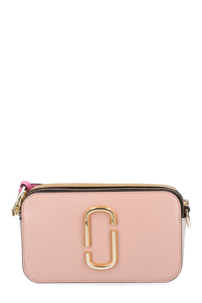 Marc Jacobs The Snapshot Logo Plaque Crossbody Bag