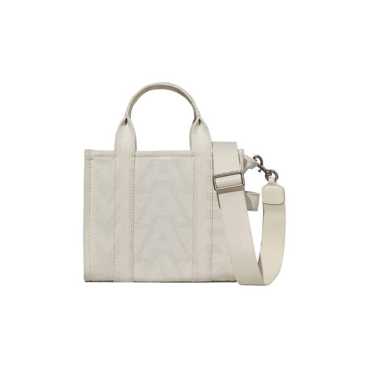 Marc Jacobs Monogram Printed Small Tote Bag 'Eggshell'
