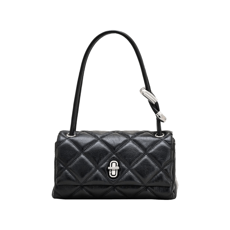 Marc Jacobs Mini Quilted Leather Dual Shoulder Bag 'Black'