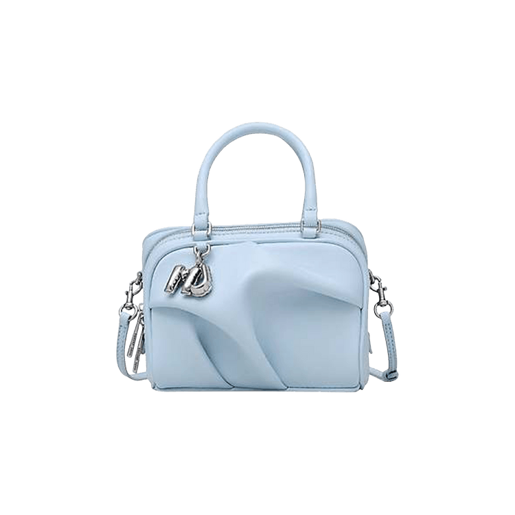 Marc Jacobs Micro Bauletto Wave Bag 'Blue Mist'
