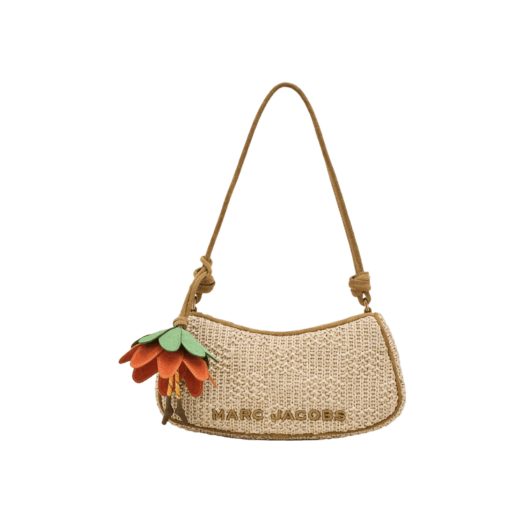 Marc Jacobs Summer Woven Charm Shoulder Bag 'Natural'