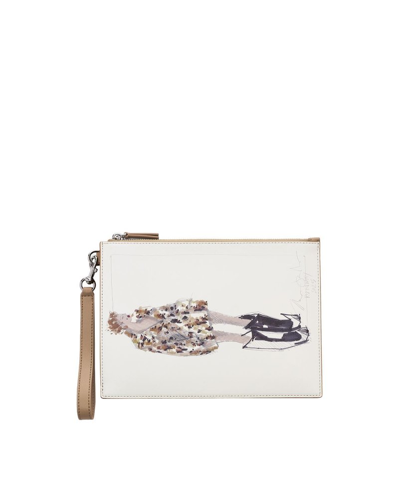 Marc Jacobs Runway Sketch Wristlet Bag