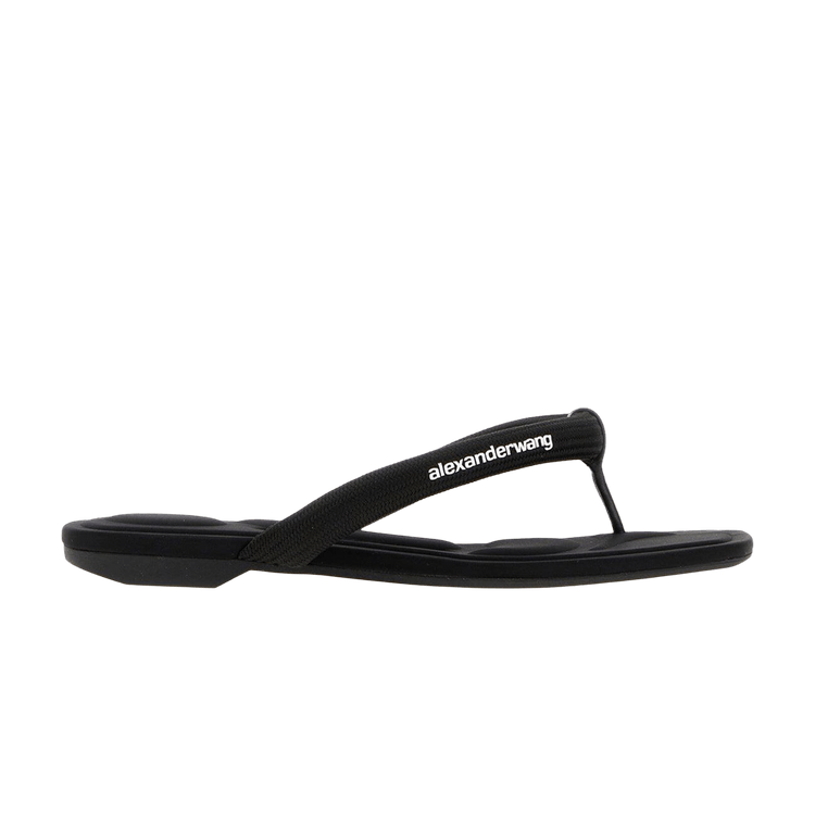 Alexander Wang Wmns Jenna Tubular Flat Thong Sandal 'Black'