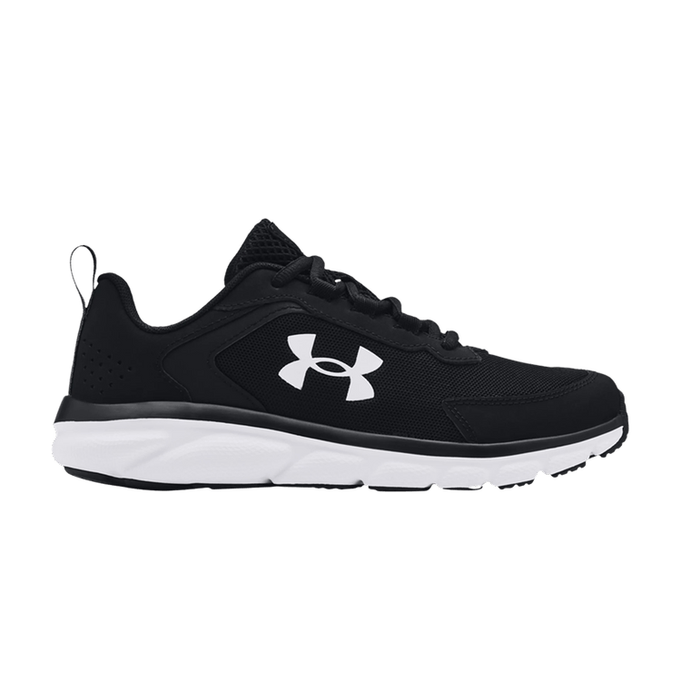 Under Armour Assert 9 Wide GS 'Black White'