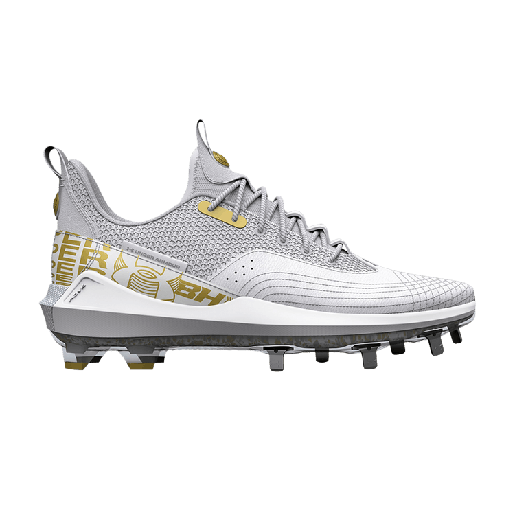 Under Armour Harper 7 Low ST 'White Metallic Gold'