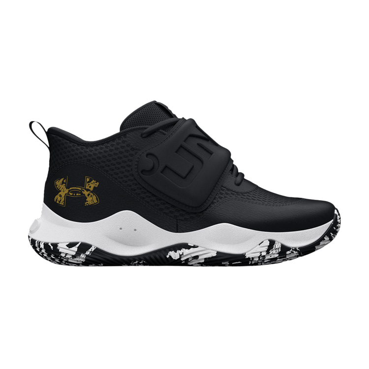 Under Armour Zone BB 2 GS 'Black Metallic Gold'