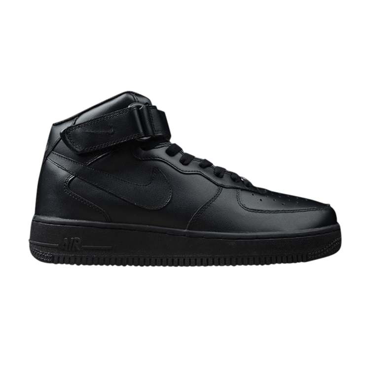 Nike Air Force 1 Mid GS 'Triple Black'