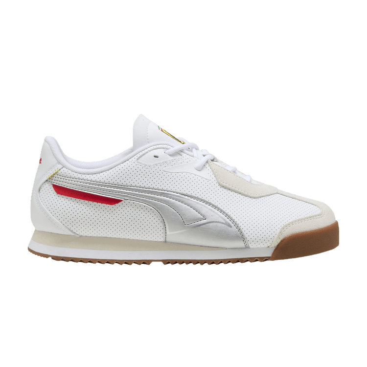 Scuderia Ferrari x Puma Roma Suede 'White Aged Silver'