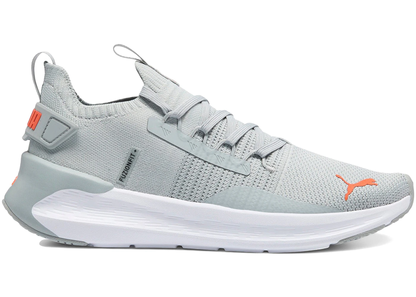 Puma Softride Symmetry Fuzion Cool Mid Grey Orange