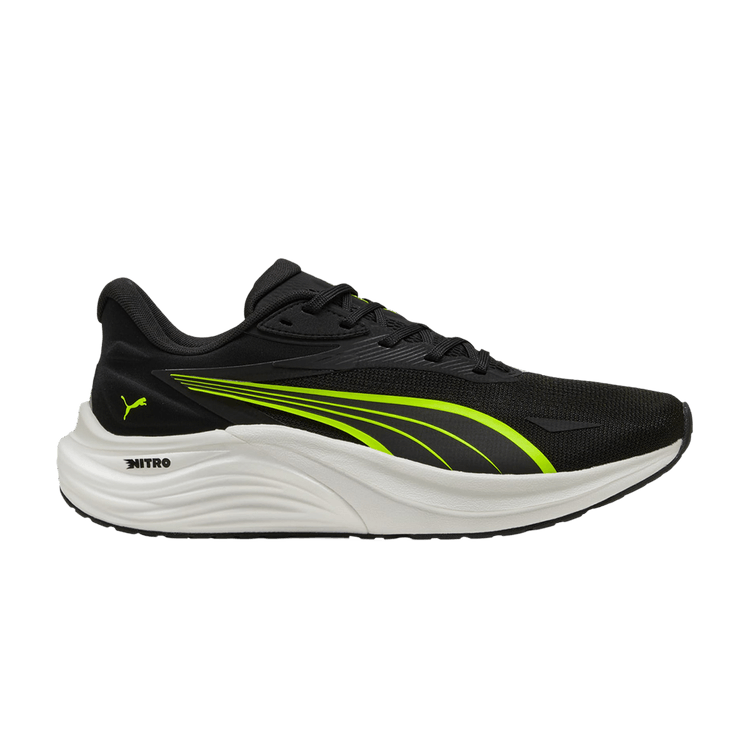 Puma Electrify Nitro 4 'Black Yellow Alert Gray'