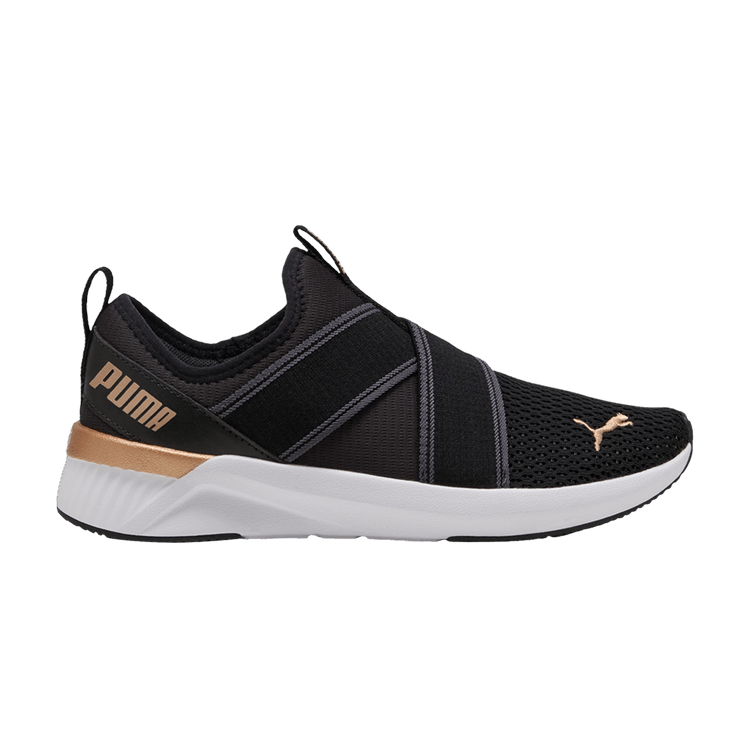 Puma Wmns Softride Harli Slip-On 'Black White Gold'