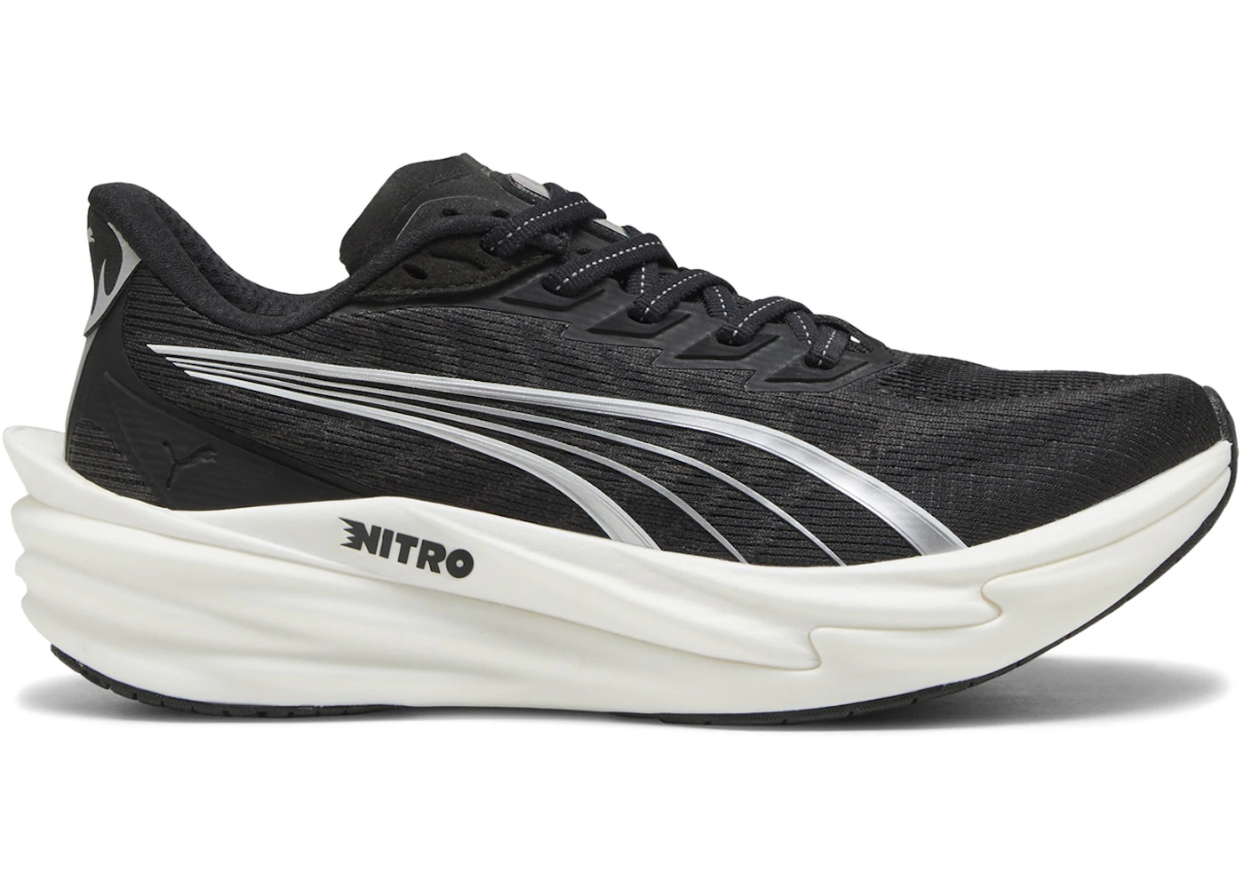 Puma Deviate Nitro 4 Black White Silver (Women's)