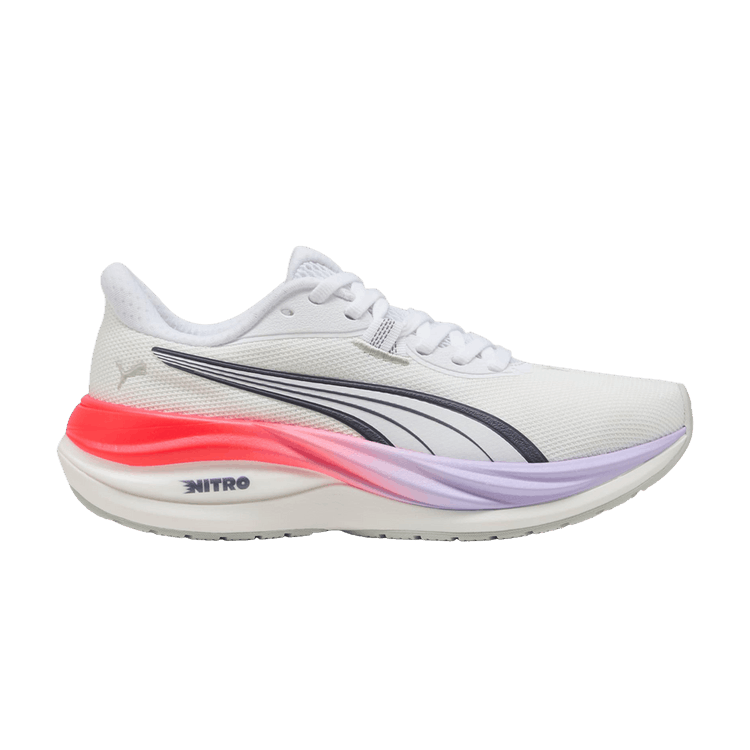 Puma Electrify Nitro 5 Big Kid 'White Ultra Red'