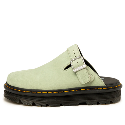 Dr. Martens Zebzag Suede Casual Slingback Platform Mules 'Sage Green'