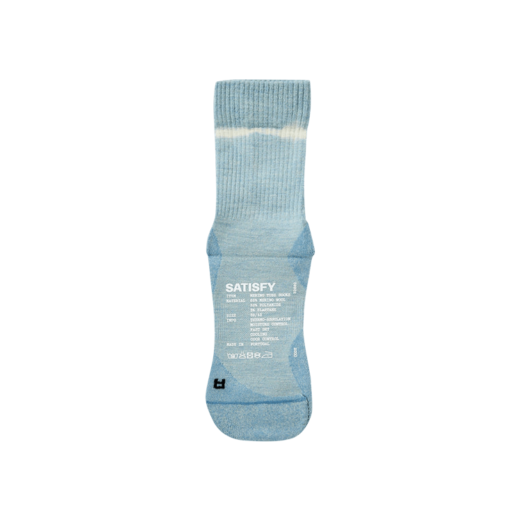 SATISFY Merino Nylon Tube Socks 'Dusty Blue'