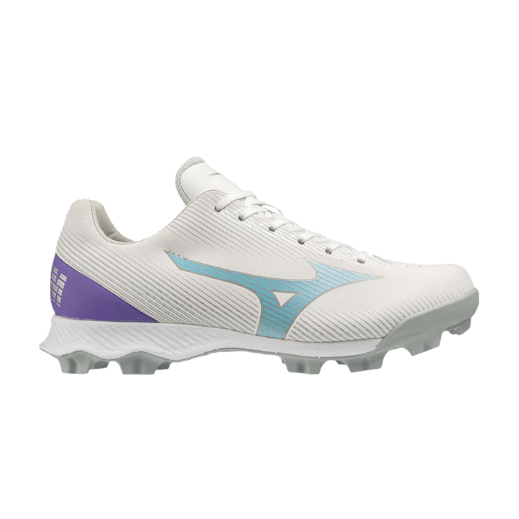 Mizuno Wave Finch LightRevo Jr 'White Teal Purple'