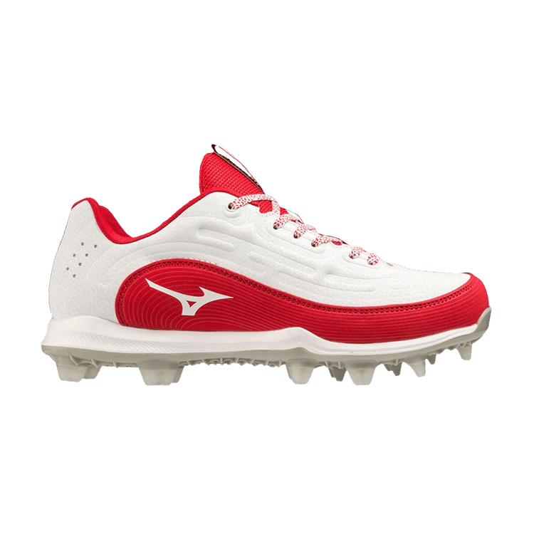 Mizuno Wmns 9-Spike Advanced Finch Elite 6 Low TPU 'White Red'