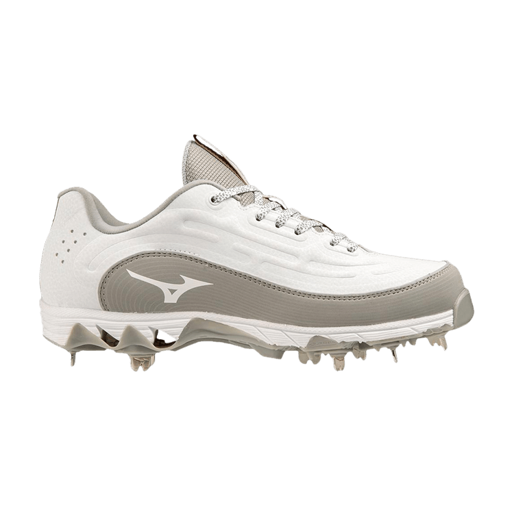 Mizuno Wmns 9-Spike 8 Low 'White Grey'