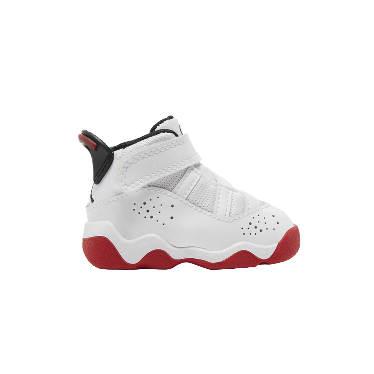 Air Jordan 6 Rings TD 'White University Red'