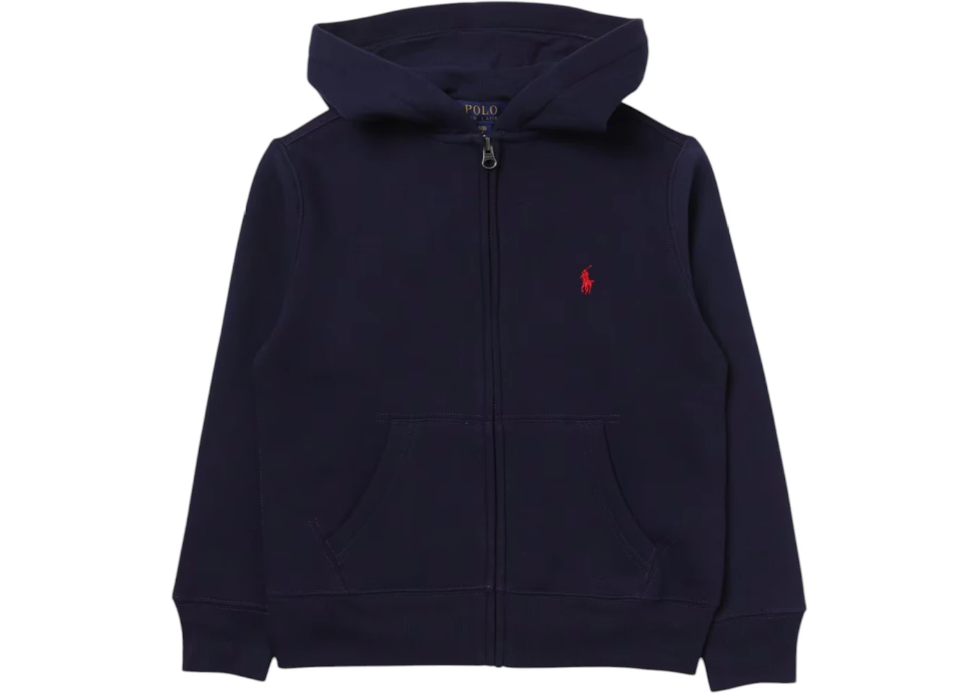 Polo Ralph Lauren Boys Fleece Full-Zip Hoodie Cruise Navy