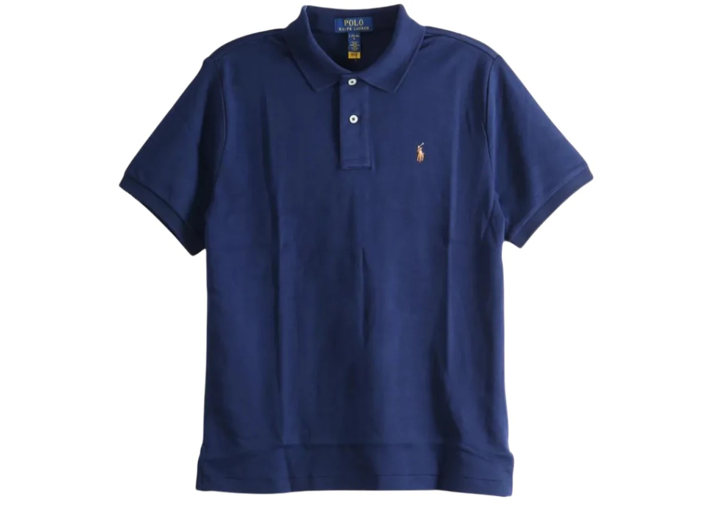 Polo Ralph Lauren Short Sleeve Cotton Interlock Knit Polo Refined Navy