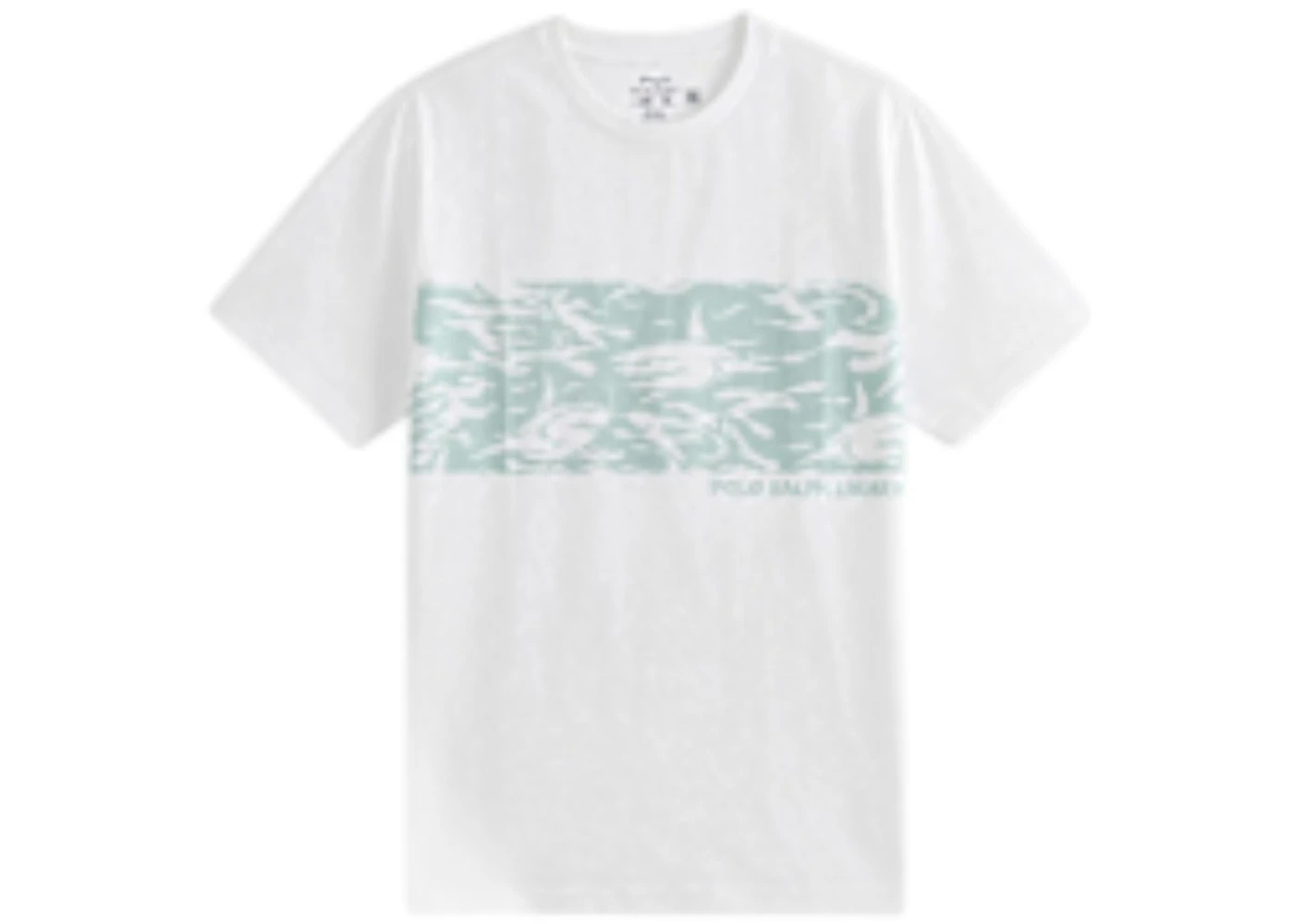 Polo Ralph Lauren Short-Sleeve Shark Print Kids T-shirt White