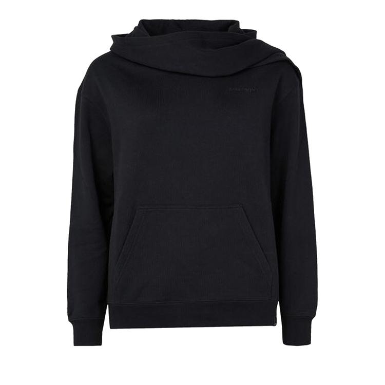 Courrèges Scarf Embroidered Hoodie 'Black'