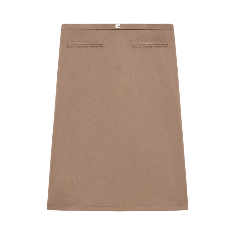 Courrèges Interlock Tracksuit Skirt 'Mocha'