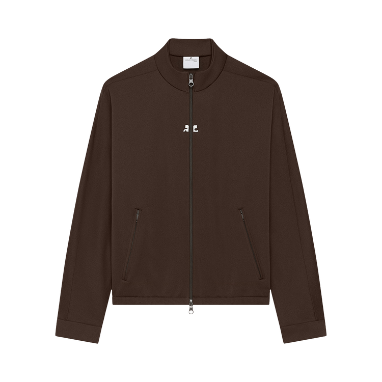 Courrèges Interlock Tracksuit Jacket 'Chocolate'