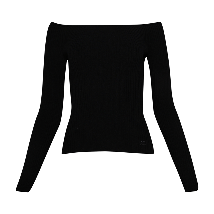 Courrèges Biker Tracksuit Interlock Jacket 'Black'