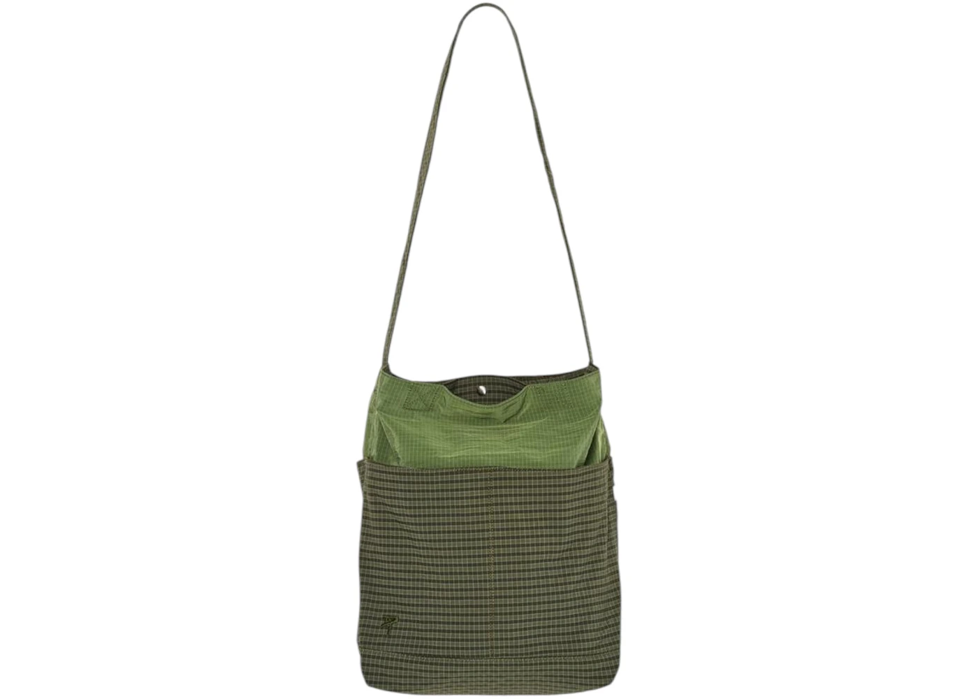 Bad Bunny x Zara Fabric Shoulder Shopper Bag Green
