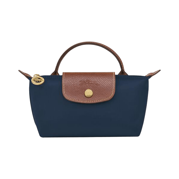 Longchamp Le Pliage Original Pouch With Handle 'Navy'