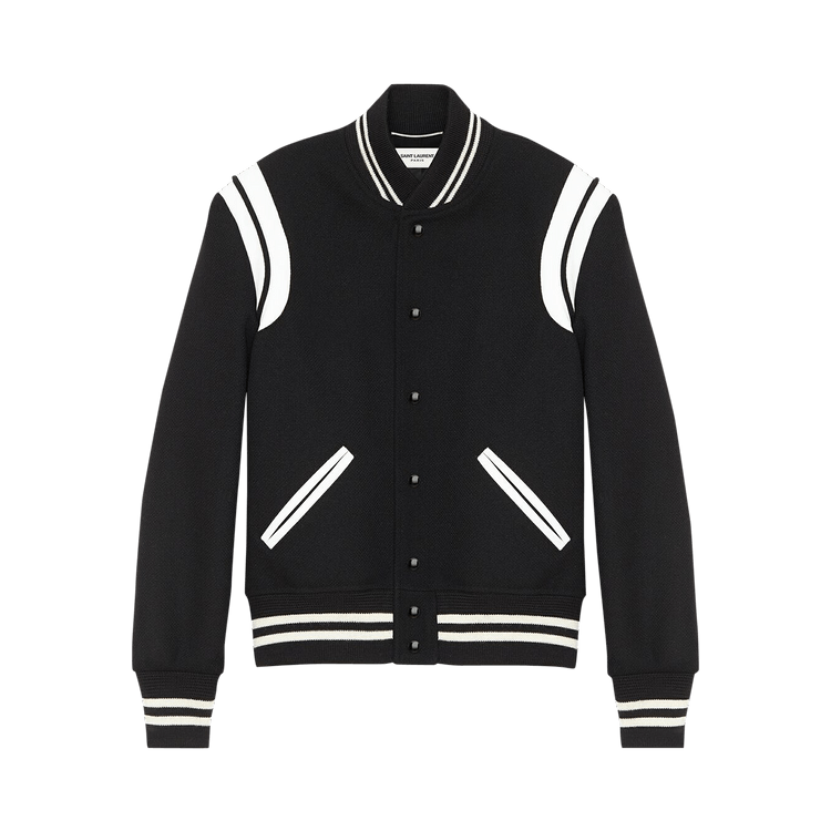 Saint Laurent Teddy Jacket 'Black/White'