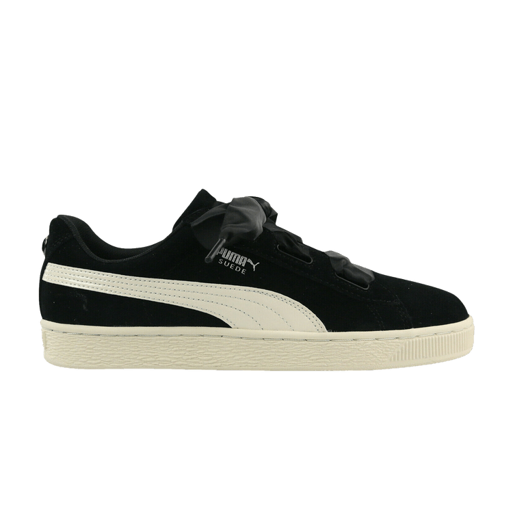 Puma Suede Heart Jewel Jr 'Black White'