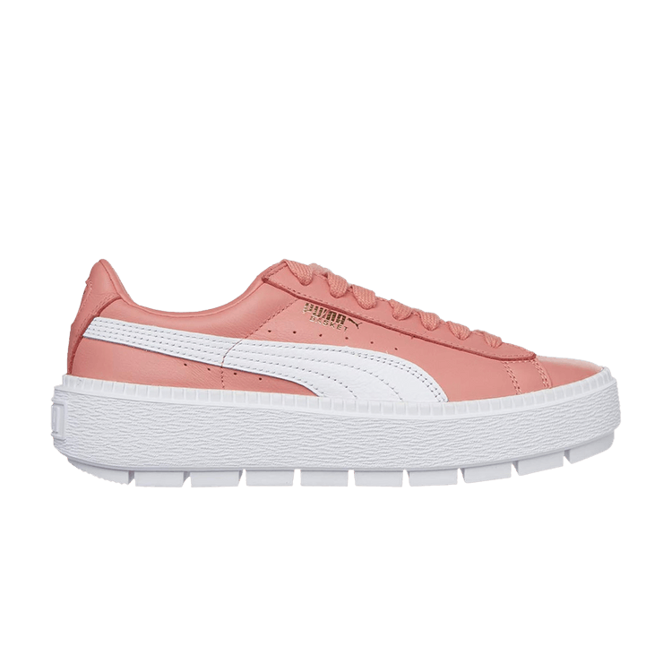 Puma Wmns Platform Trace Leather 'Pink'