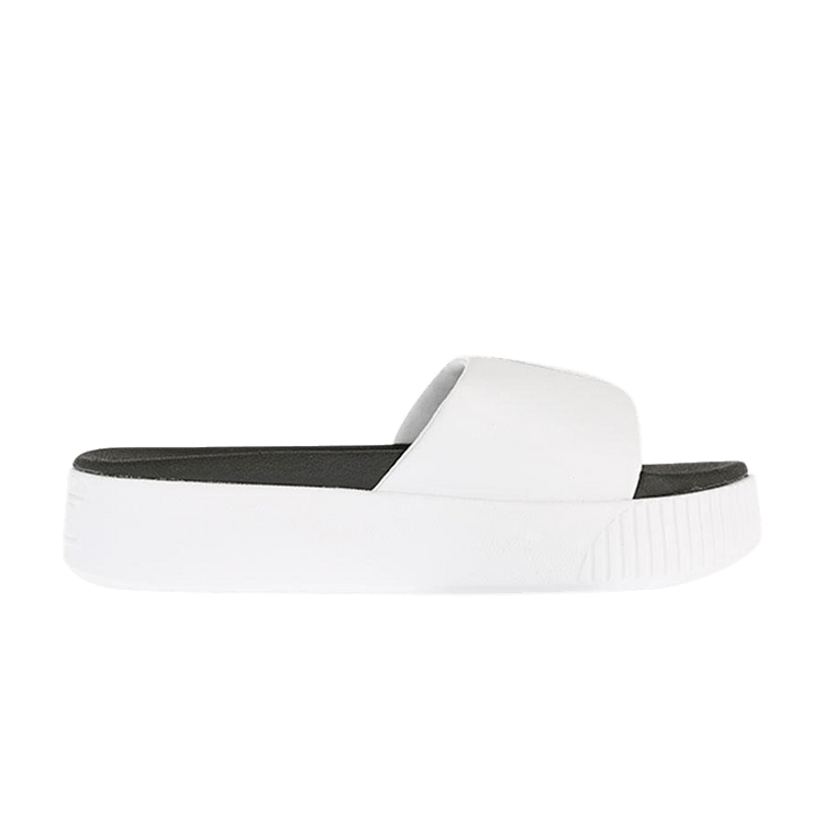Puma Wmns Platform Slide Bold SD 'White Black'