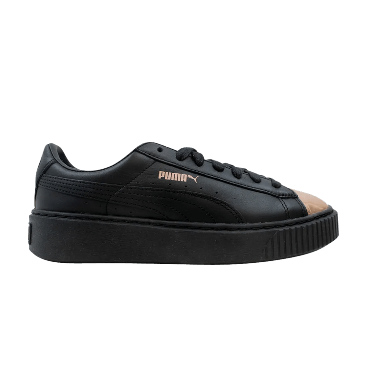Puma Wmns Basket Platform Metallic 'Black Rose Gold'