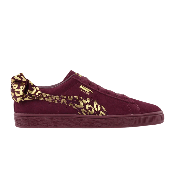 Puma Suede Bow Jr 'Fig Team Gold'