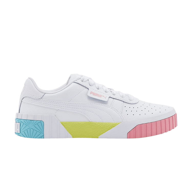 Puma Cali Platform Little Kid 'Summer Splash - White'