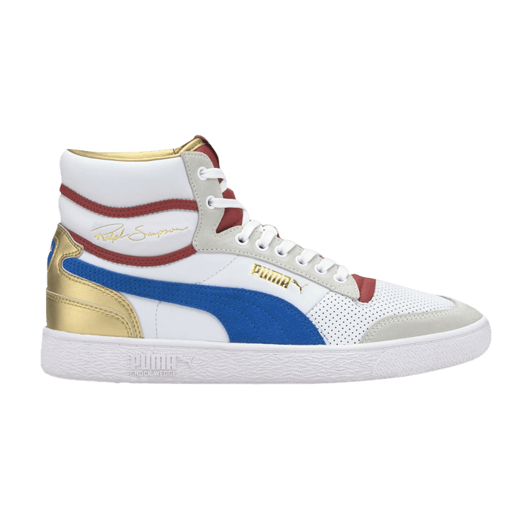 Puma Ralph Sampson Mid 'Royal - White Red Dahlia'